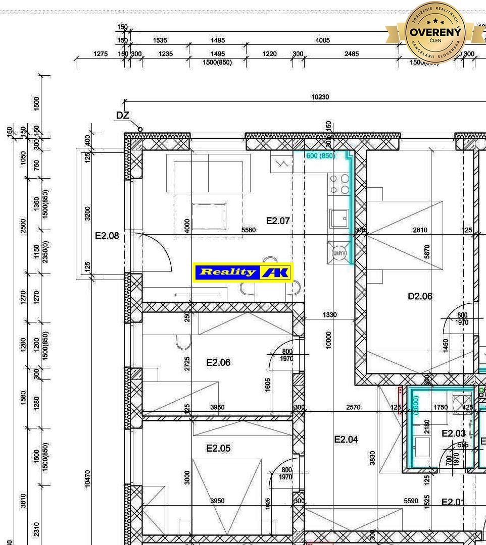 3 izbový byt na predaj novostavba Tomčany 74 m2 poschodie 1 vpravo 3