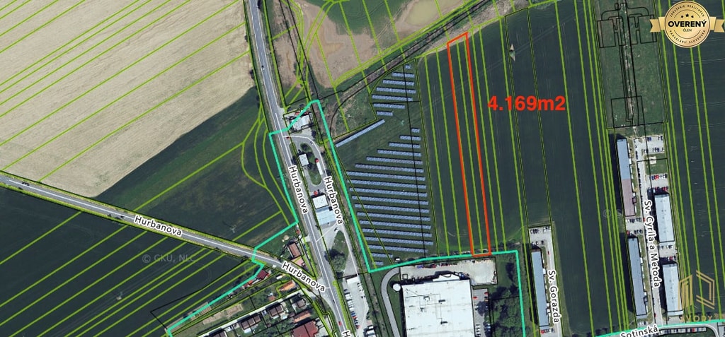 Na predaj investičné pozemky 4.169m2, Senica 2