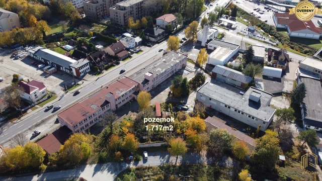 Stavebný pozemok pre komerčné využitie 1717m2, Senica, Hurbanova ul.