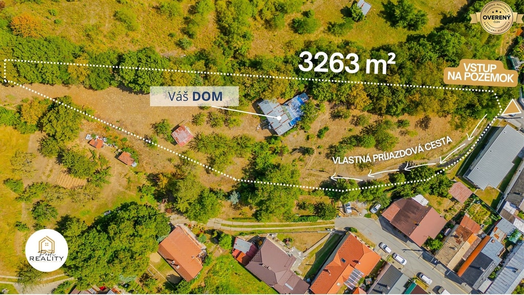 PREDAJ | RODINNÝ DOM s VEĽKORYSÝM POZEMKOM 3263 m² a VÝHĽADOM 2