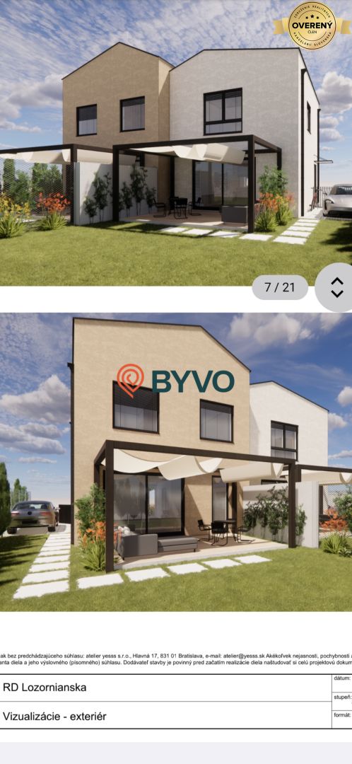 4-izbová Bytová jednotka v Dvoj Dom v Záhorskej Bystrici