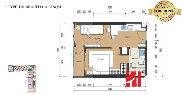 1 SPÁLŇOVÝ APARTMÁN S LUCEAN BAY PATTAYA