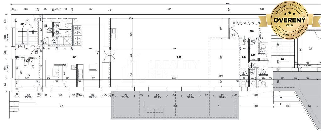 Na prenájom kancelársky priestor 80 m2 - centrum Žiliny 5