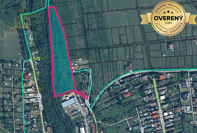 Pozemok na podnikanie v priemyselnej časti - Veľký Šariš