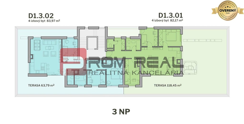PREDAJ 4 izbového bytu v Prémiovej novostavbe Pezinok A0+ 5