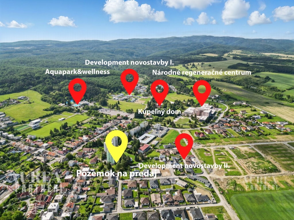 PREDAJ Rovinatý pozemok s IS pre rodinný DOM 1758 m2 Kováčová Zvolen 5