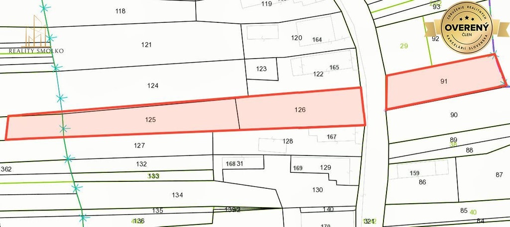 Na predaj POZEMOK na výstavbu RD, CHALUPY 1690 m², Rokytov pri Humenno 4