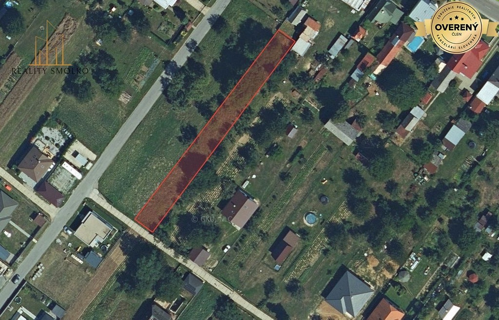 Predaj pozemku pre RD, Medzany 2