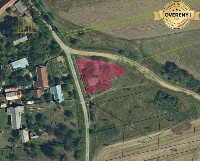 Bývajte pri Prešove - pozemok na výstavbu RD + studňa, Daletice