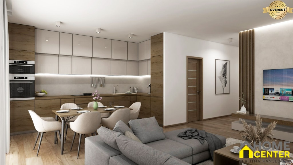 NOVOSTAVBA - 4 IZBOVÝ BYT S PRIESTRANNOU TERASOU (26m2), VIVA PARK 4