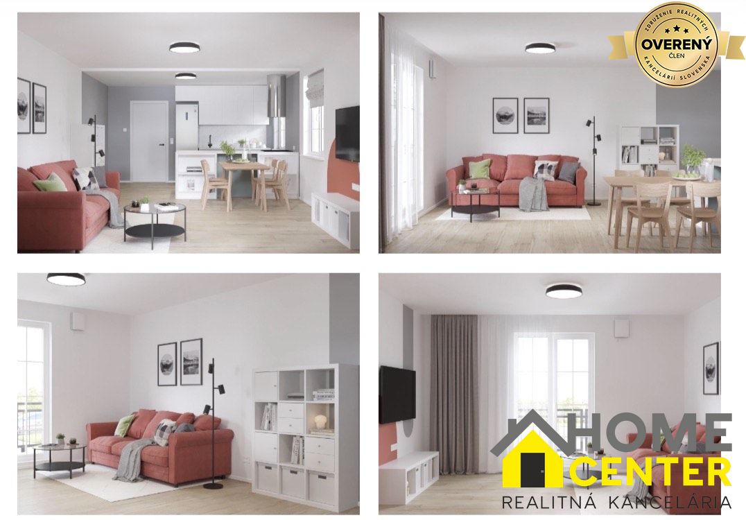 NA PREDAJ 2 izbový byt v projekte Danube Residence v Komárne 4