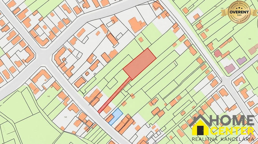 NA PREDAJ STAVEBNÝ POZEMOK V CENTRE DULOVIEC – 1602 m² 4