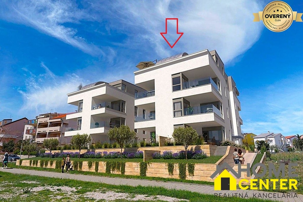NA PREDAJ moderné byty / 41 m²/  v prvom rade od mora, ostrov PAG 5