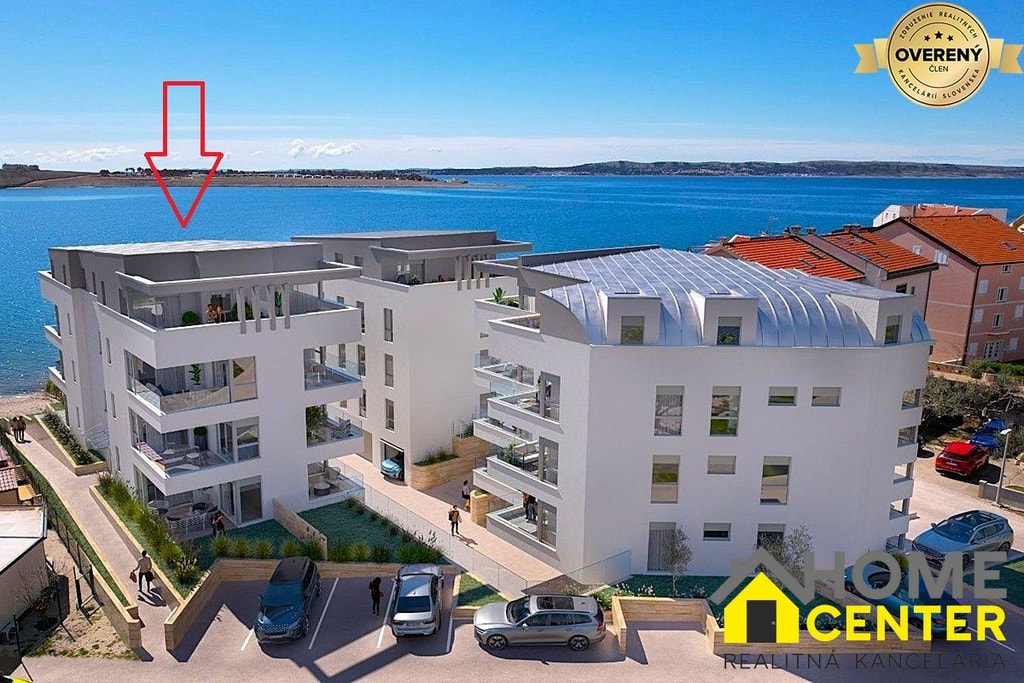 NA PREDAJ moderné byty / 41 m²/  v prvom rade od mora, ostrov PAG 2