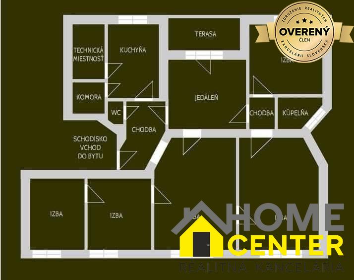 PREDAJ  5 izbový meštiansky byt v centre - KOMÁRNO 2