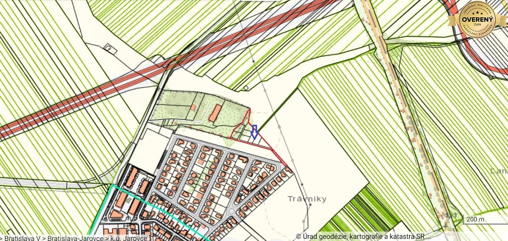 BABONY TRE I INVESTIČNÝ POZEMOK 4750 M2, NEFRITOVÁ, JAROVCE 2