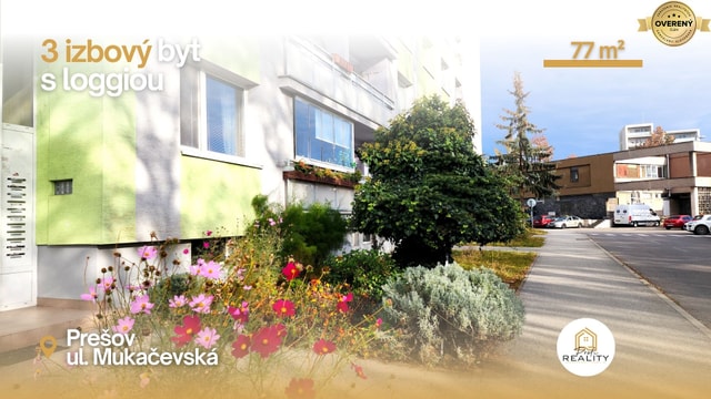 Pripravujeme: 3-izbový byt s potenciálom na 4-izbový, Prešov