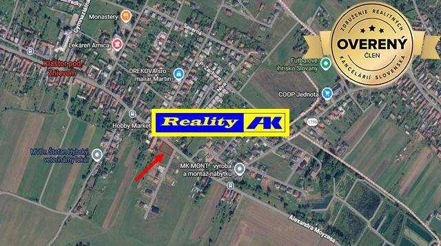 Pozemok na predaj pre rodinný dom Kláštor pod Znievom 3
