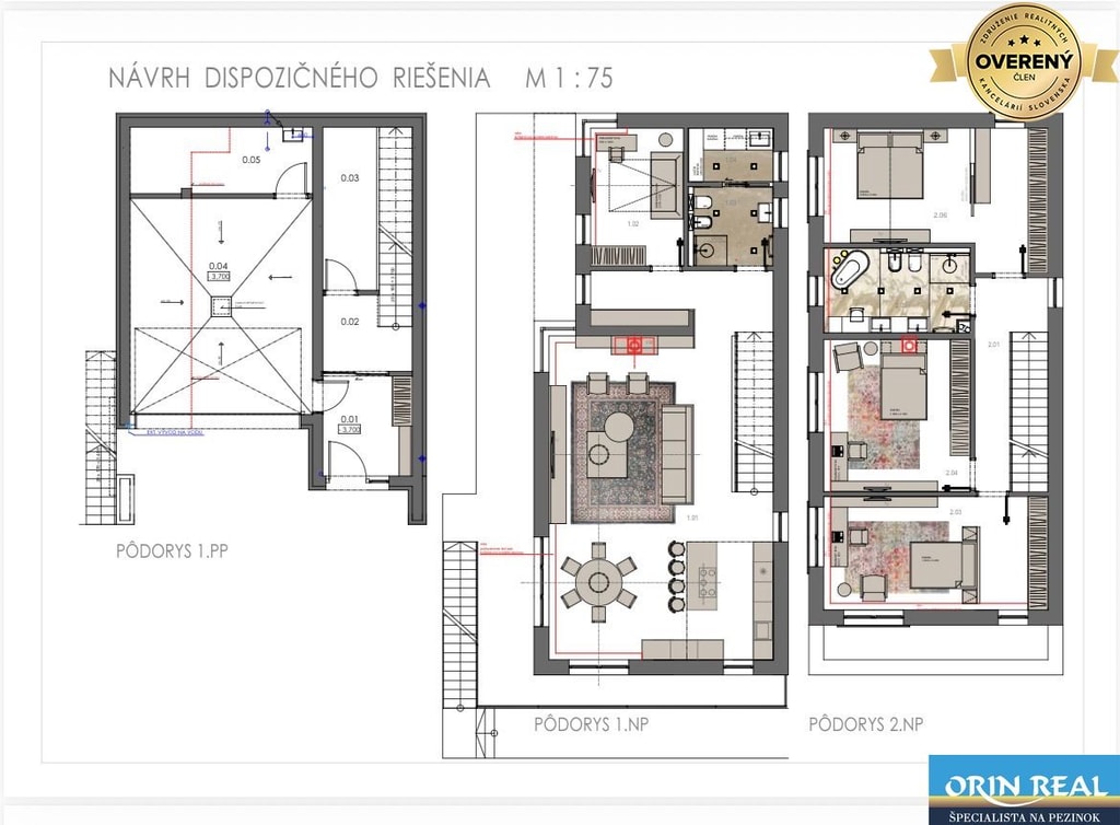 ATRAKTÍVNA MODERNÁ 5 IZB.ROZOSTAVANÁ VILA NA KOLIBE 3