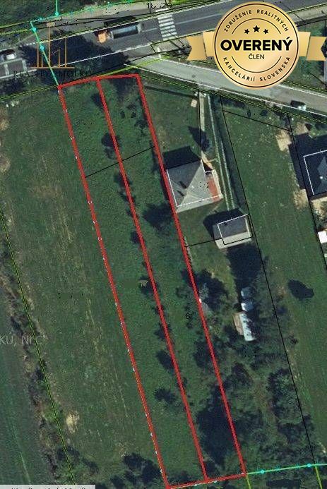 EXKLUZÍVNE - pozemok k výstavbe RD - 1297 m² - Lipniky