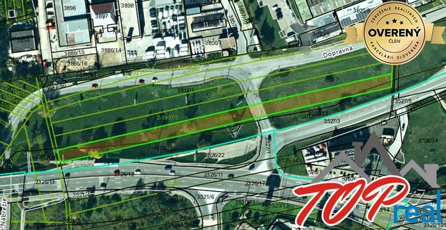 Investičný pozemok 2654m2 - Košice - Nové Ťahanovce