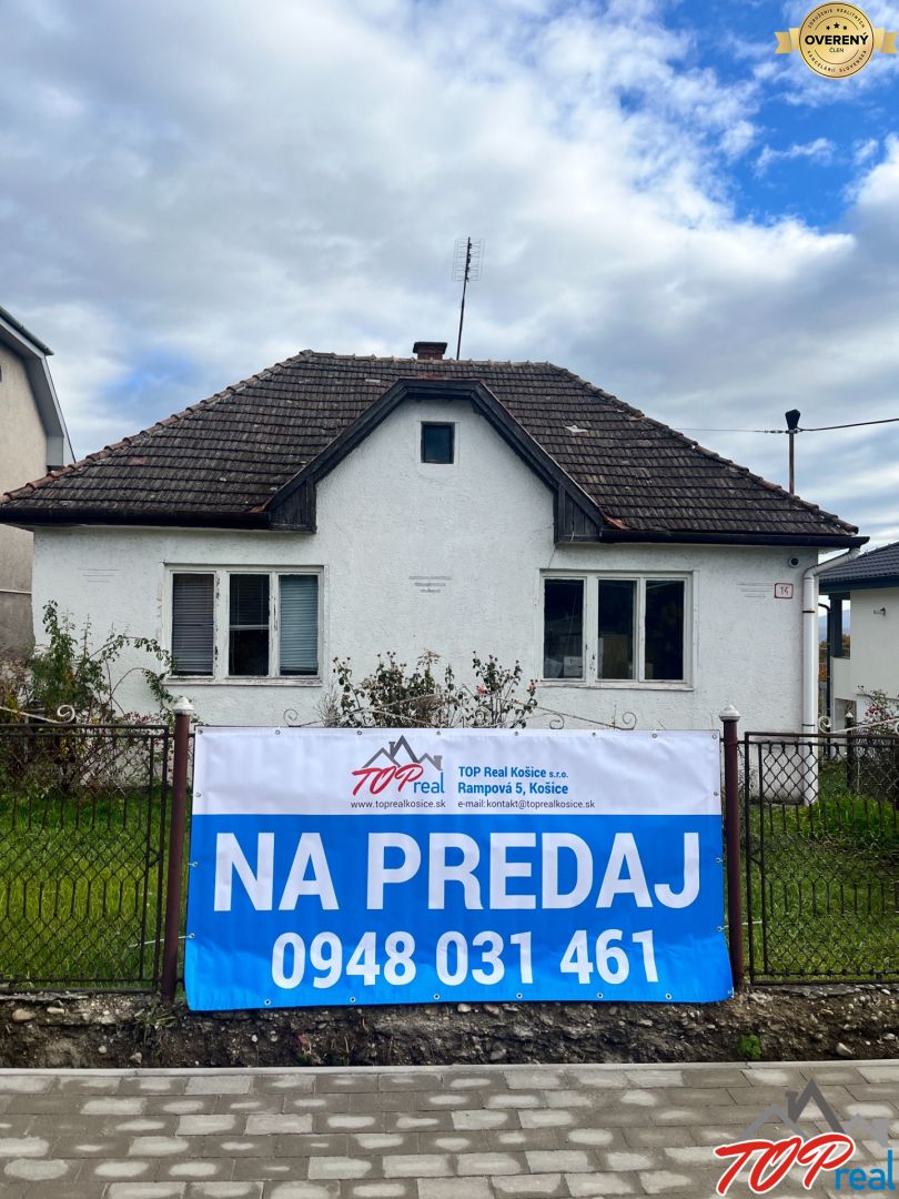 Rodinný dom s veľkým pozemkom - Košická Nová Ves