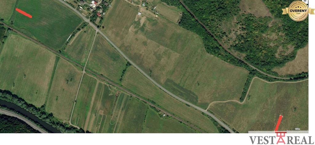 Na predaj orná pôda o výmere 841m2 Pitelová