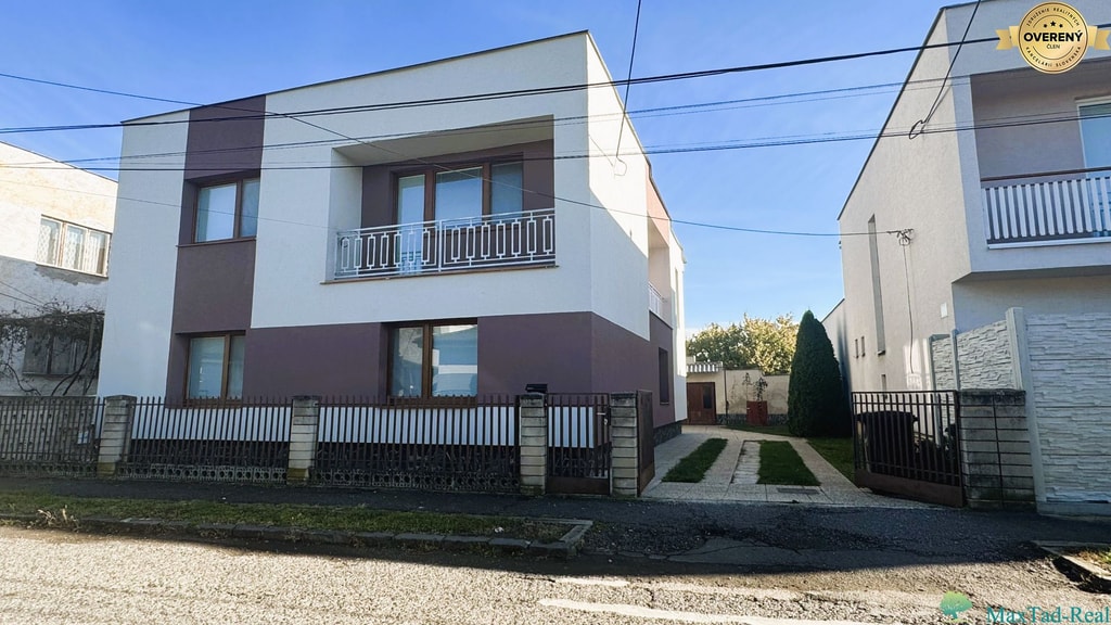 ponuka v Trebišove, dvojpodlažný rodinný dom, Budovateľská, cena v RK