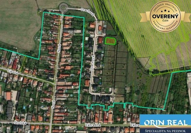 ,,,MOŽNOSŤ IHNEĎ STAVAŤ,,, SP V SLOVENSKOM GROBE - 631 m2