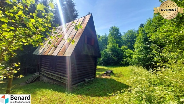 NA PREDAJ pekná CHATKA PRIAMO V LESE, ŠIBA, okr. Bardejov