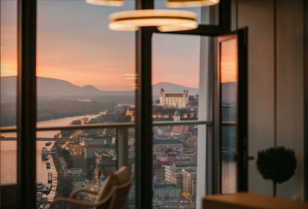 NUERA︱EUROVEA TOWER 3i, výhľad na hrad, 131m2, 37 p. LUX