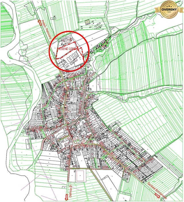 POZEMOK priemysel, so stavebným povolením, Prešov, Košice, Drienov