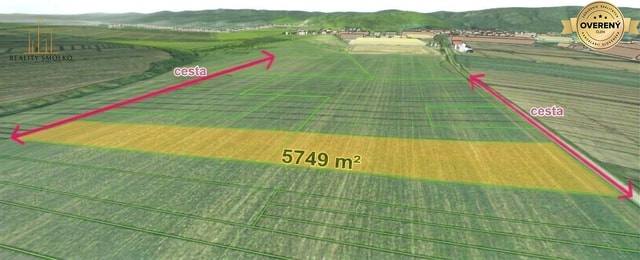 Veľký investičný pozemok pre RD v žiadanej lokalite Záborské (Prešov)